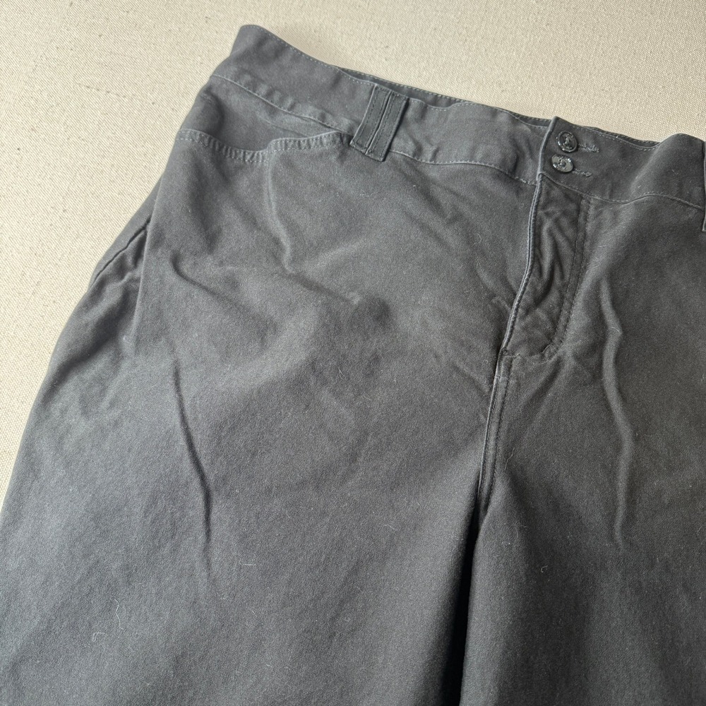 NYDJ Not Your‎ Daughters Jeans Black Flare Leg Trousers Size 20W Stretch Cotton